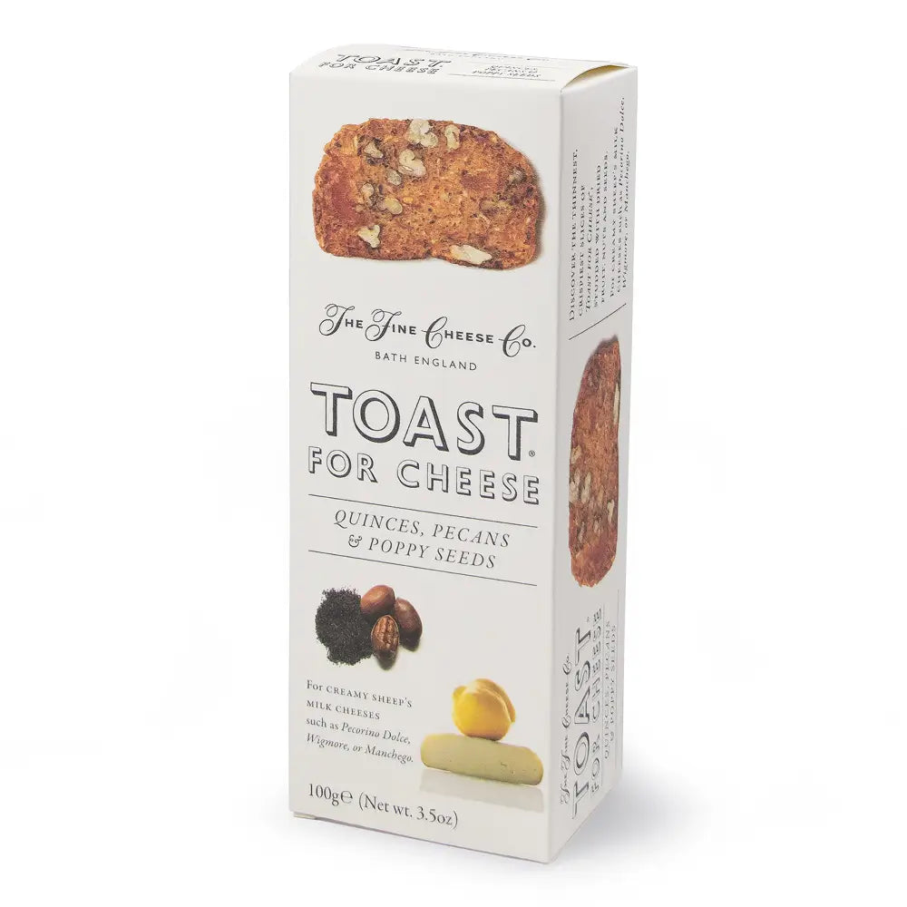Toast for Cheese - Quinces, Pecans & Poppy Seeds